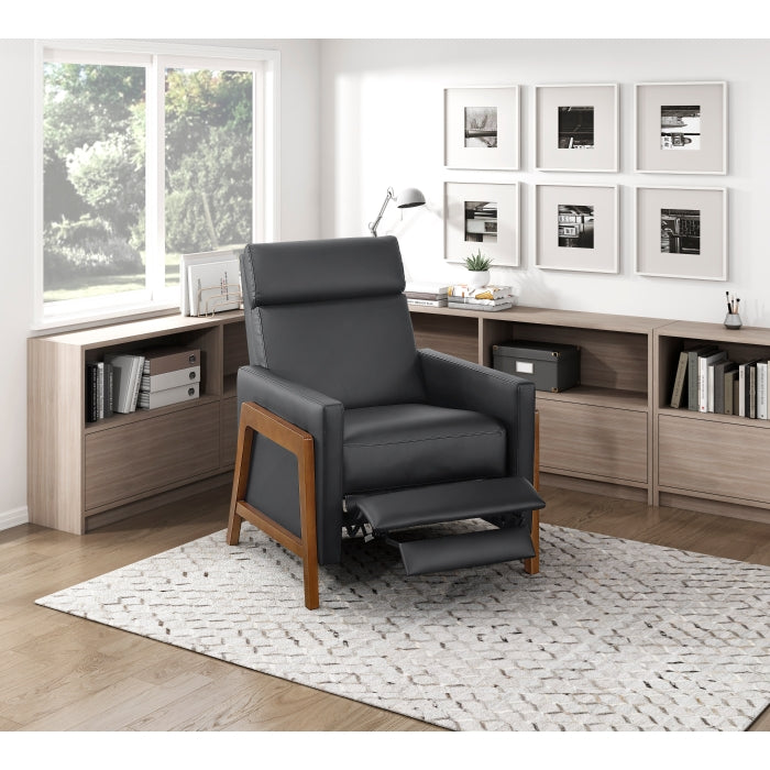 Verve Black Push Back Reclining Chair