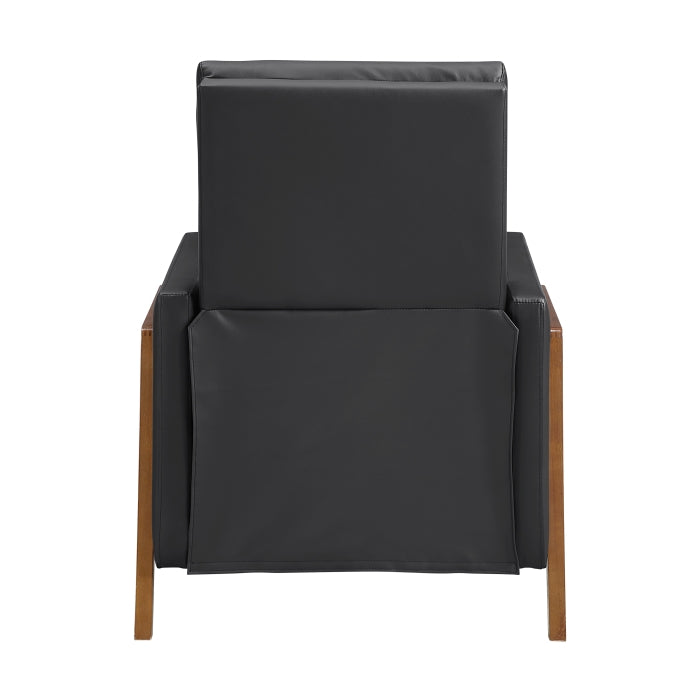 Verve Black Push Back Reclining Chair