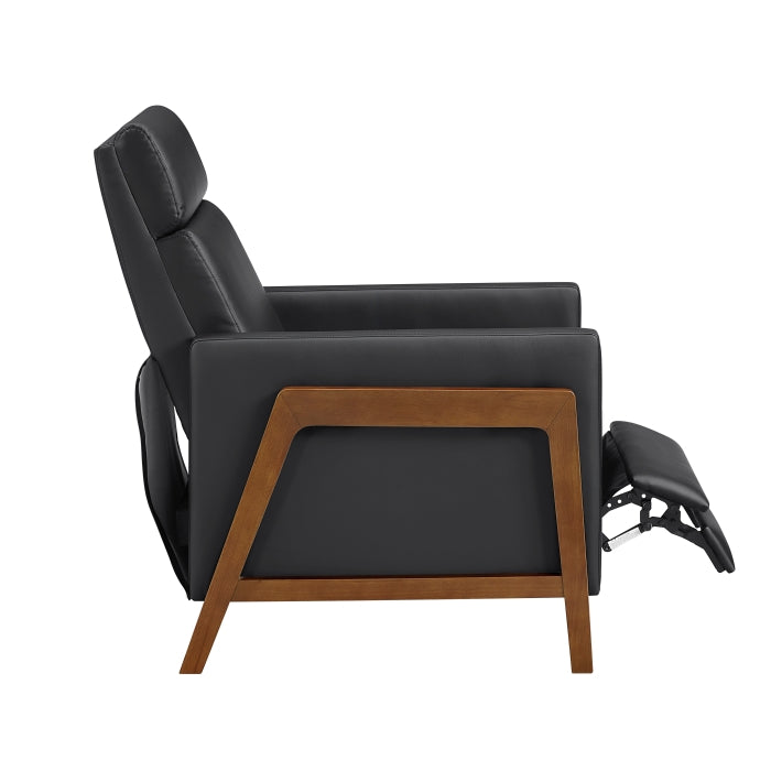 Verve Black Push Back Reclining Chair