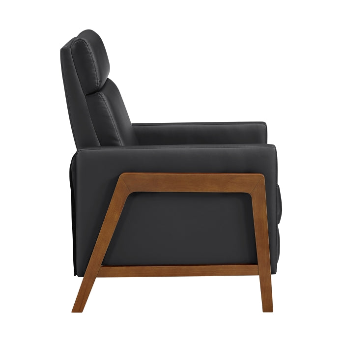 Verve Black Push Back Reclining Chair