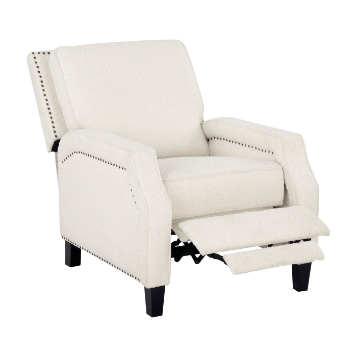 Berenson Silver Push Back Reclining Chair