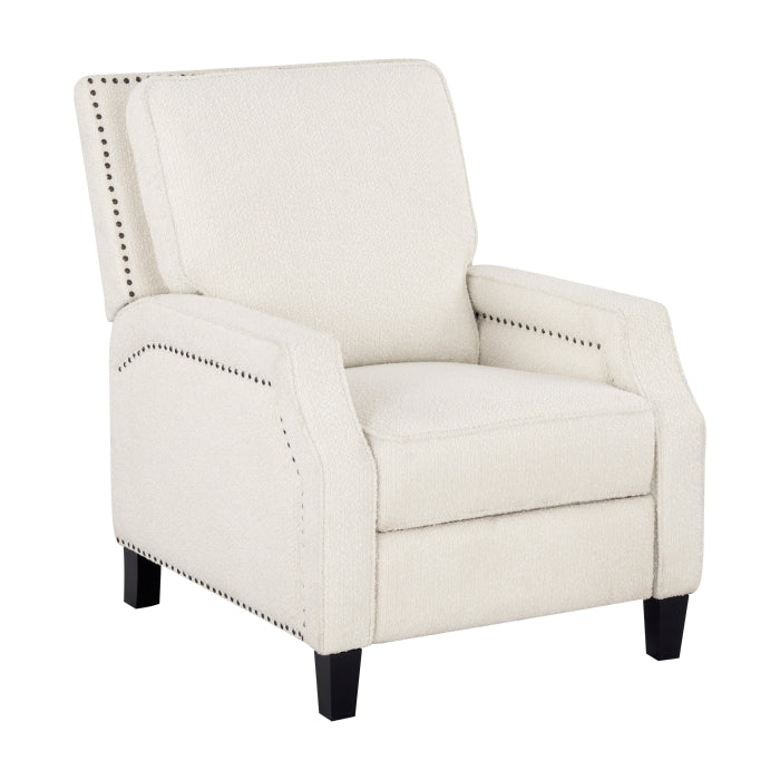Berenson Silver Push Back Reclining Chair