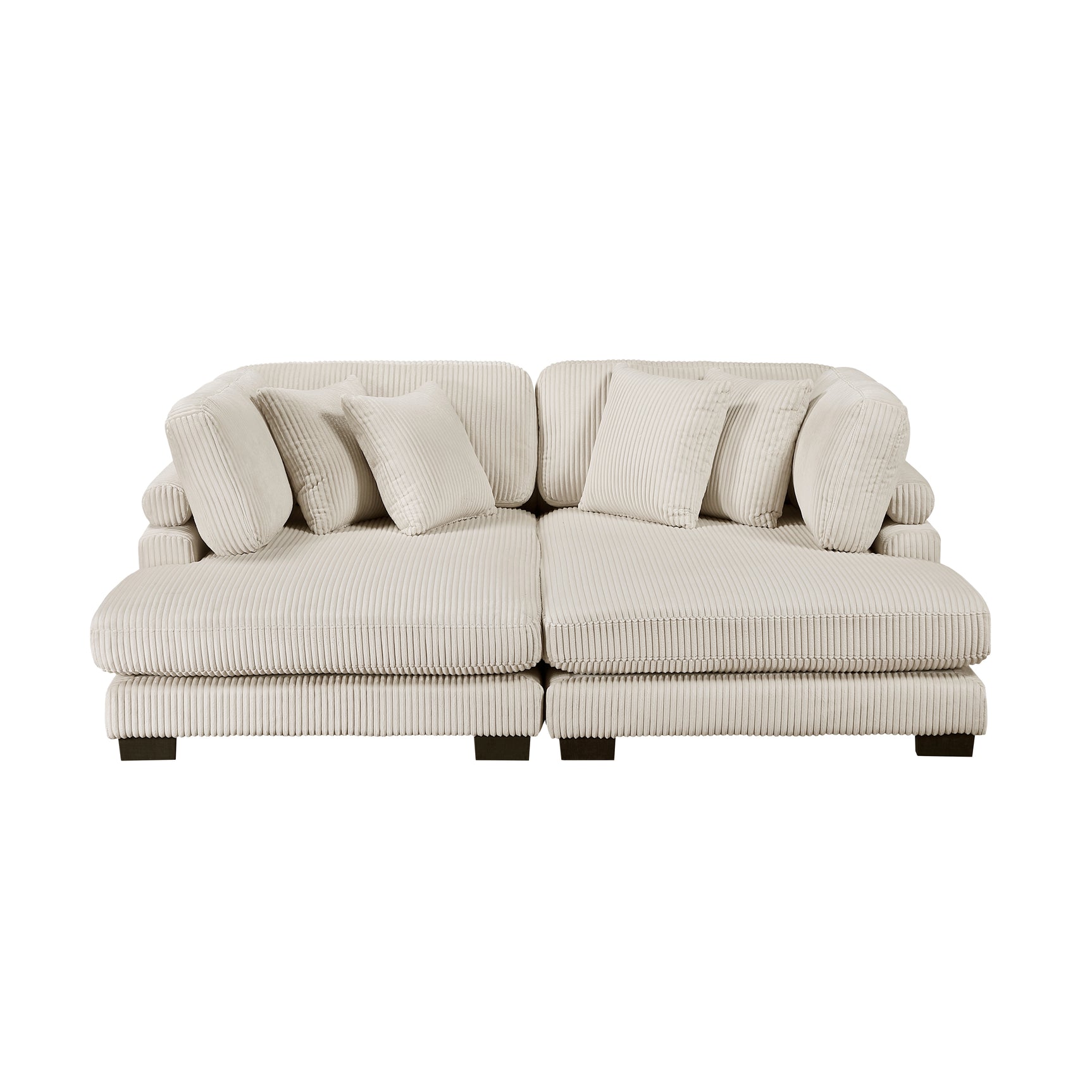 Traverse Beige 2-Piece Chaise Lounge