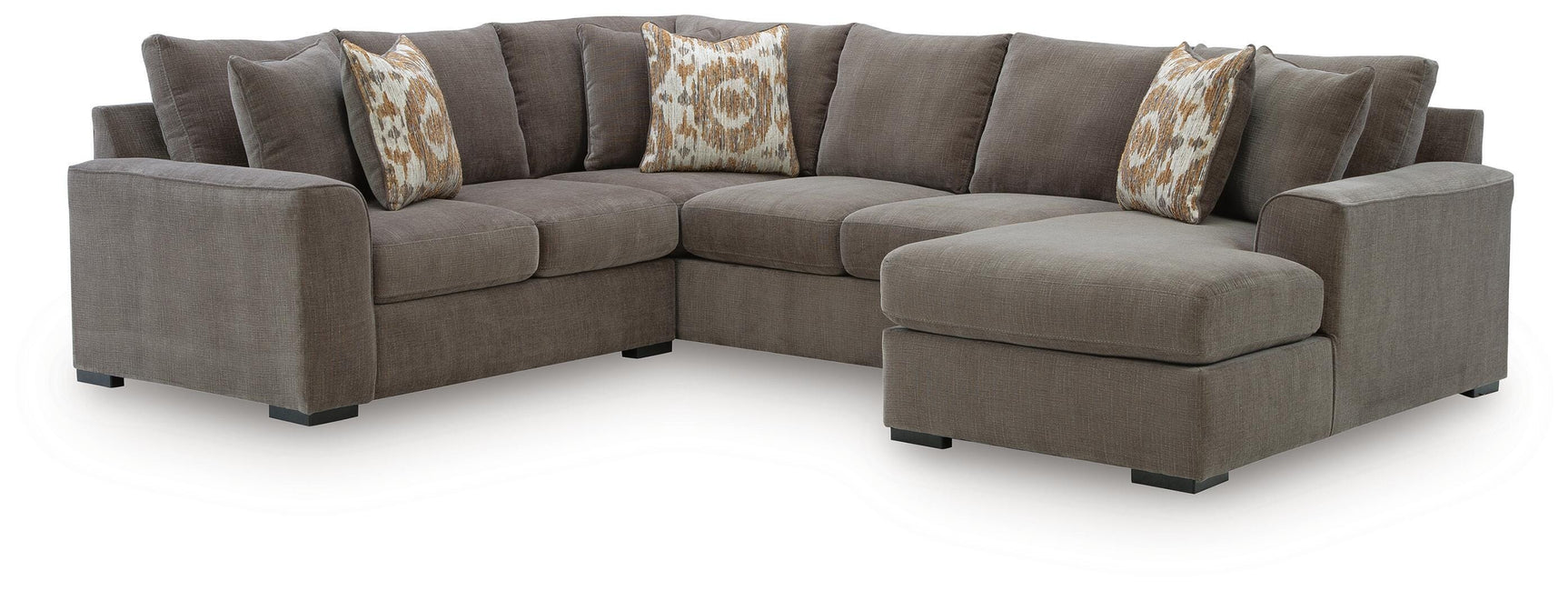 Larson Levee Espresso 3-Piece Sectional w/ RAF Chaise