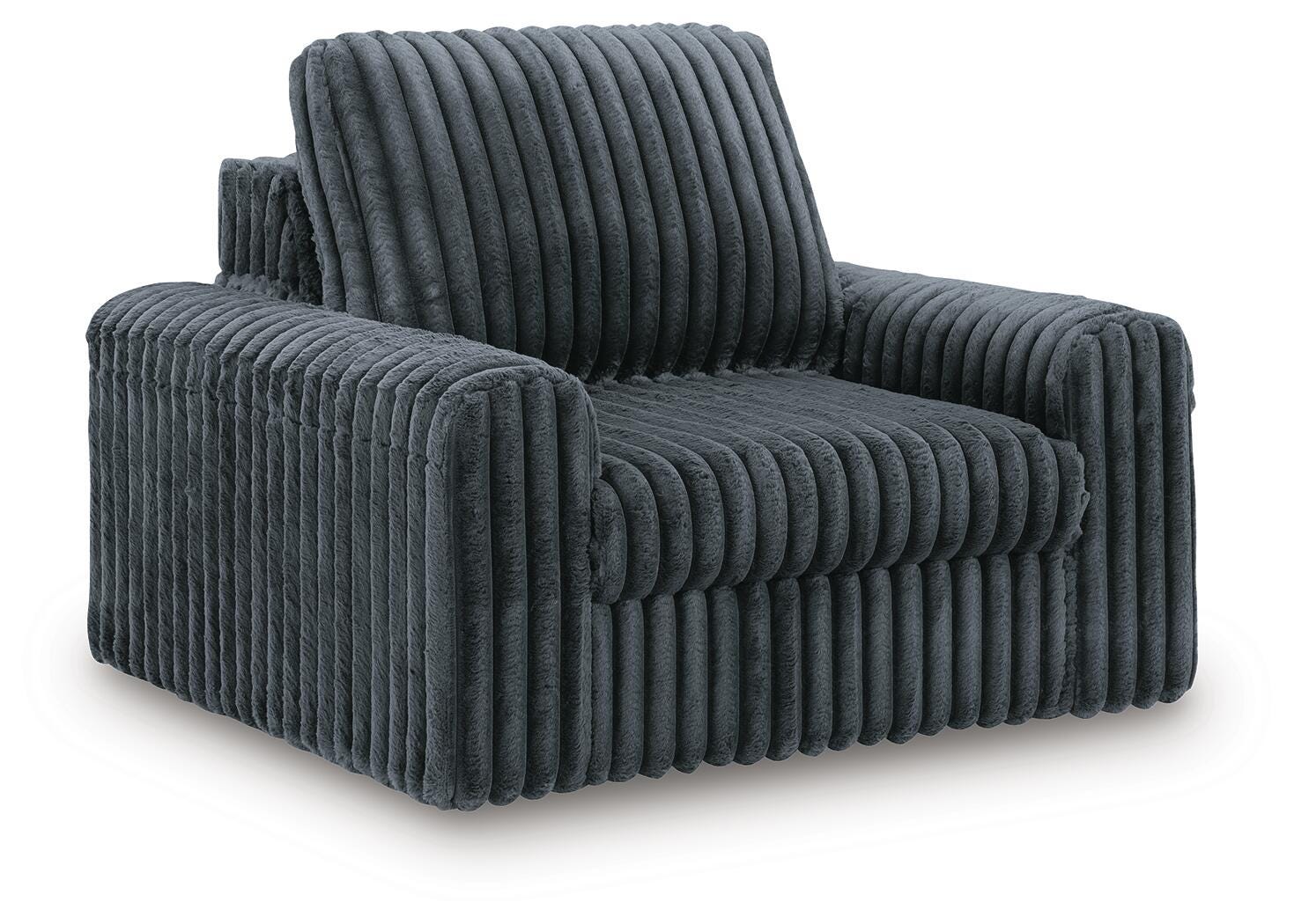 Chalmers Gunmetal Power Gliding Chaise