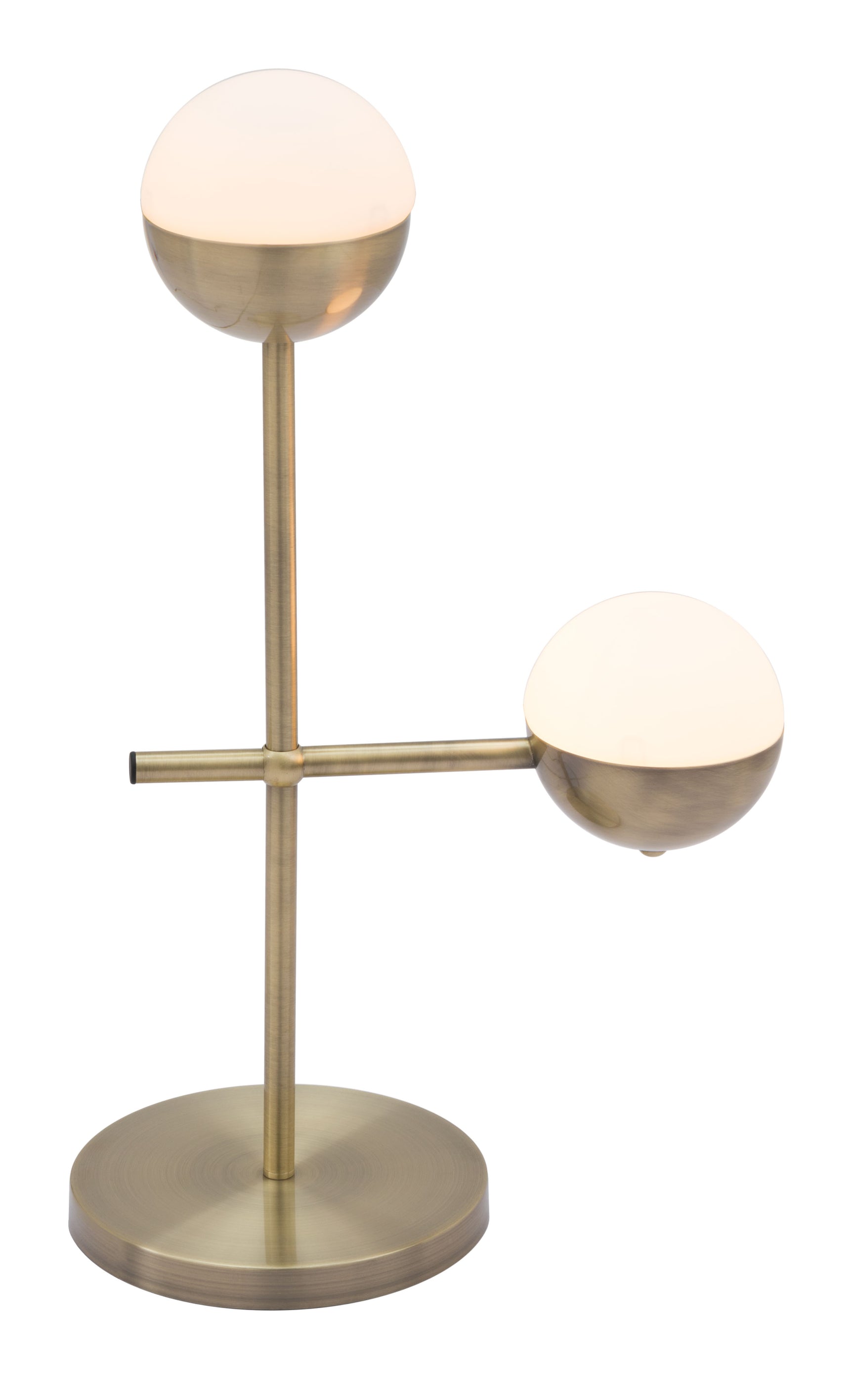 Waterloo White & Bronze Table Lamp