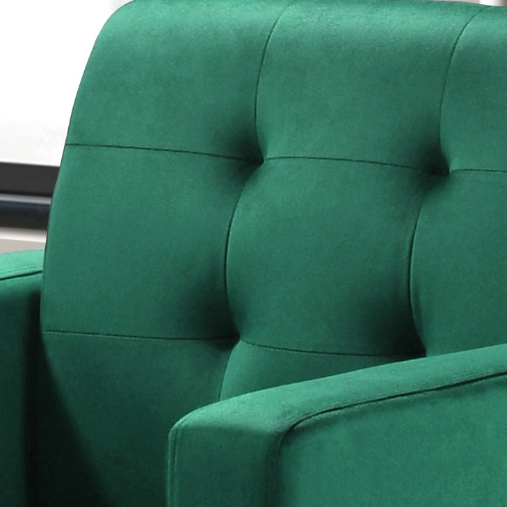 Hale Green 27.5"W Velvet Accent Armchair