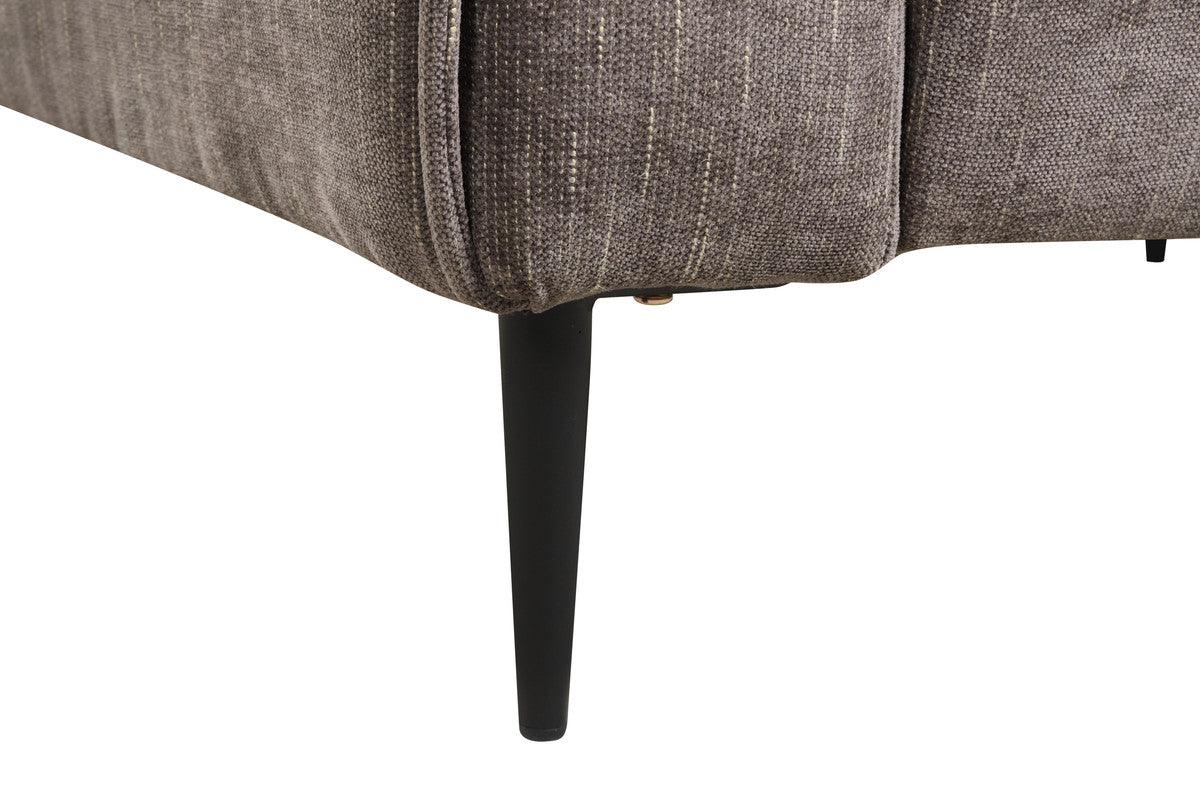 Valentina Gray 62"W Chenille Loveseat