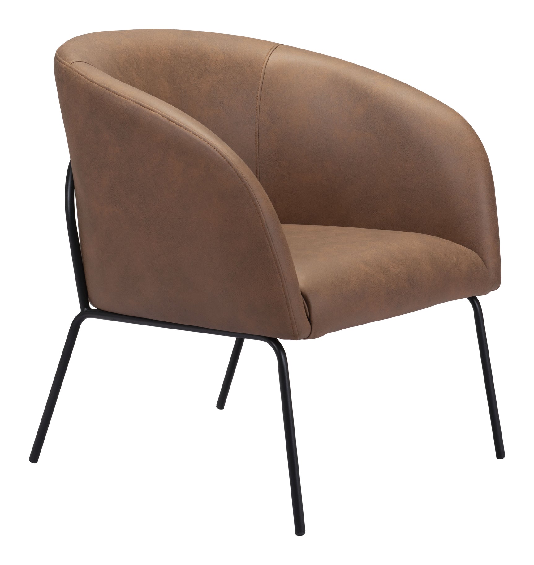 Quinten Vintage Brown Accent Chair