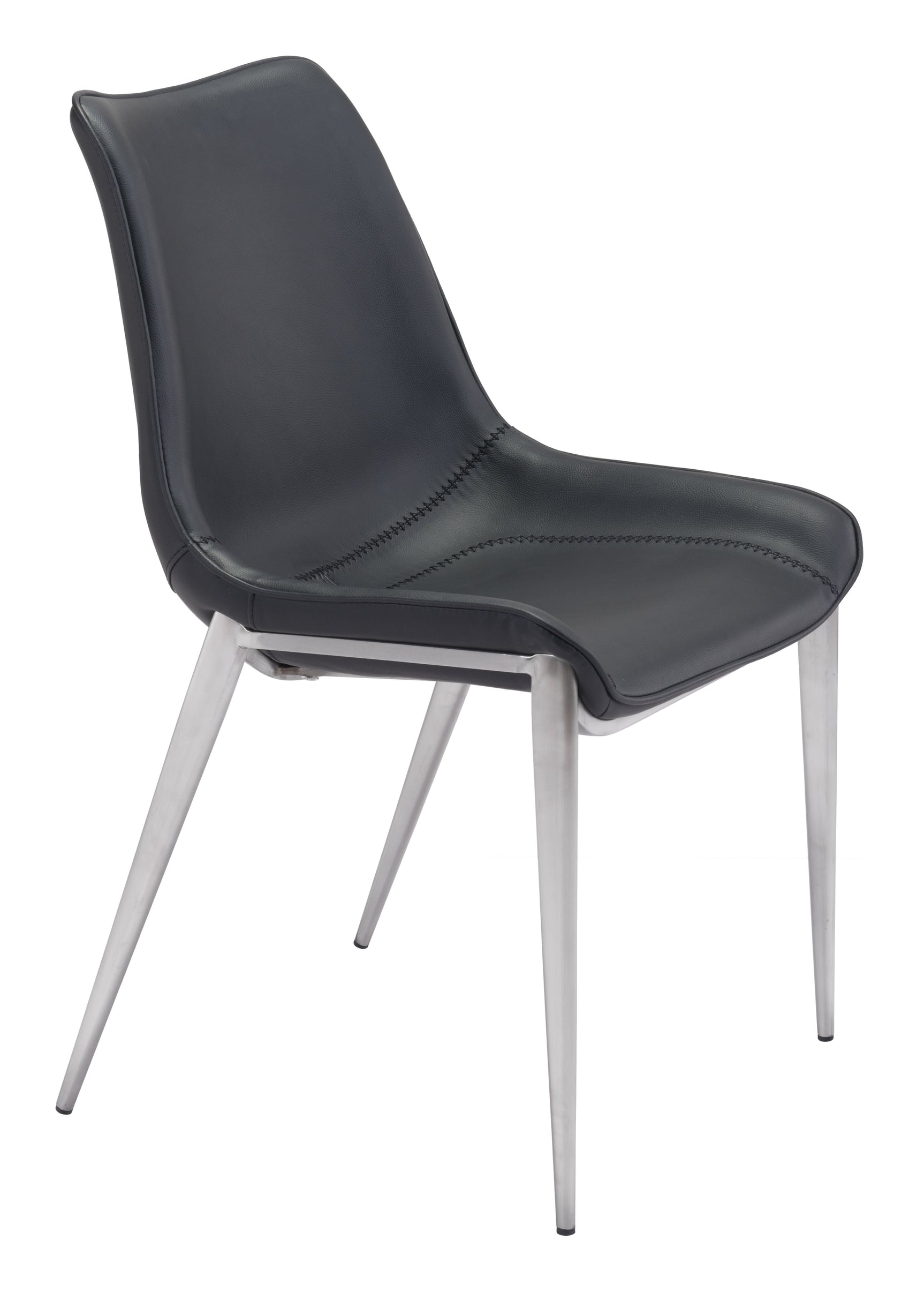 Magnus Black & Silver Dining Chair (Set of 2)
