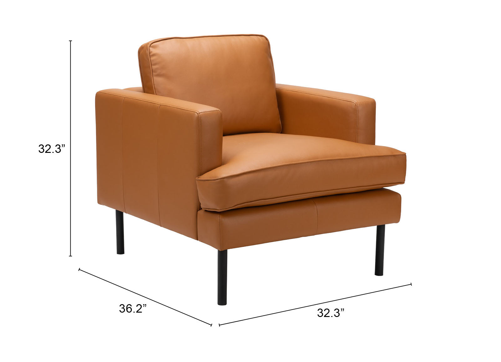 Decade Brown Armchair