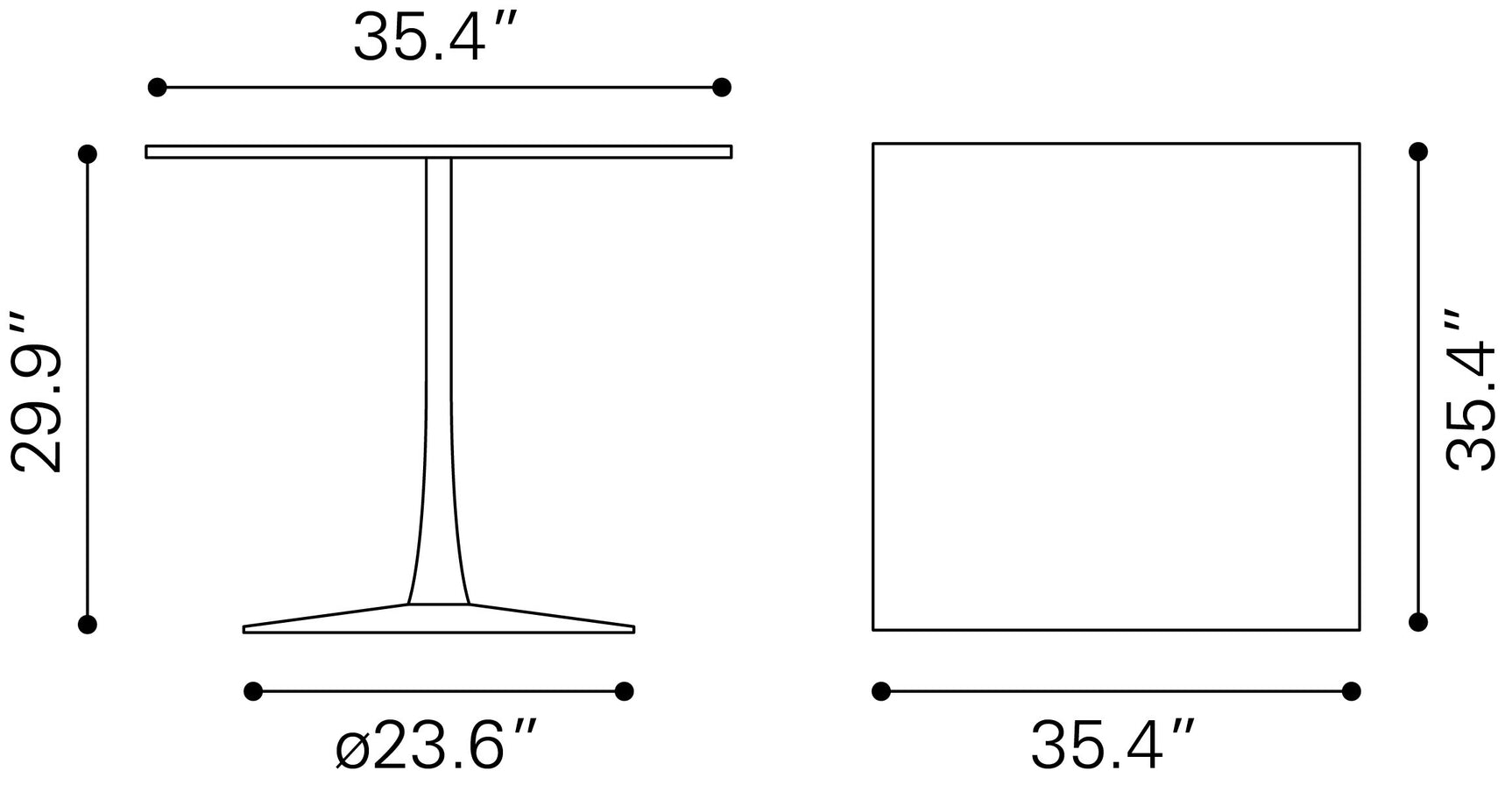 Molly White Dining Table