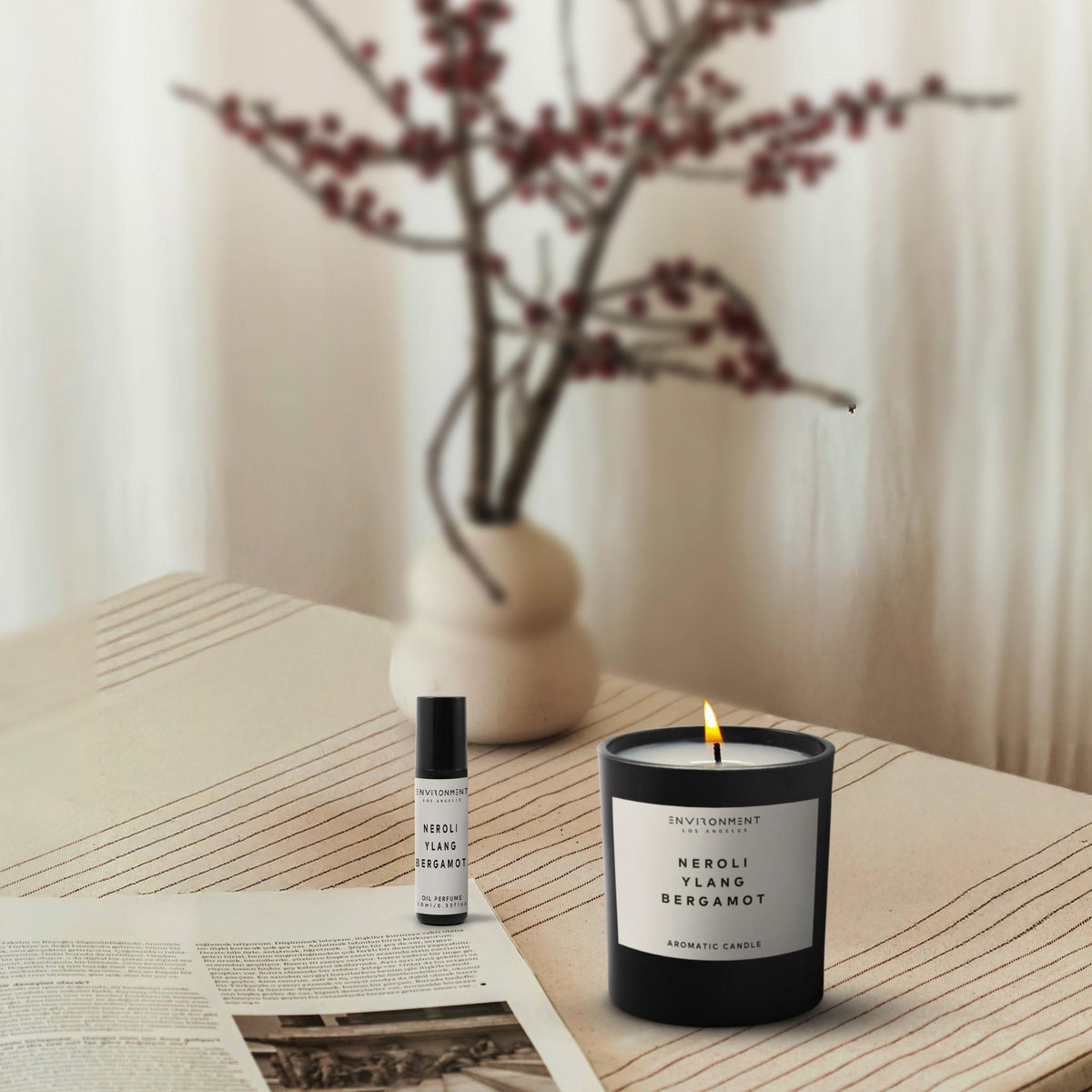 8oz Neroli | Ylang | Bergamot Candle with Lid and Box (Inspired by Chanel Chanel #5®) - Ornate Home