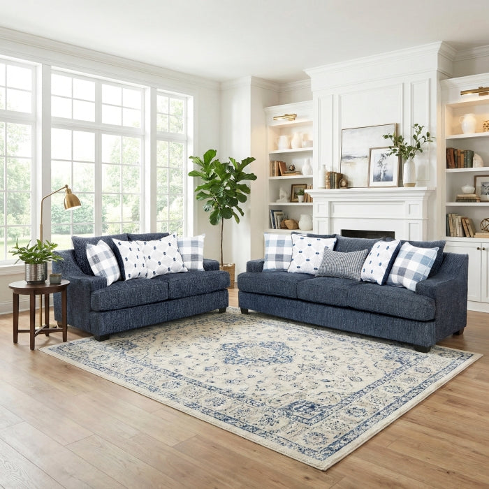 Maritime Blue Sofa