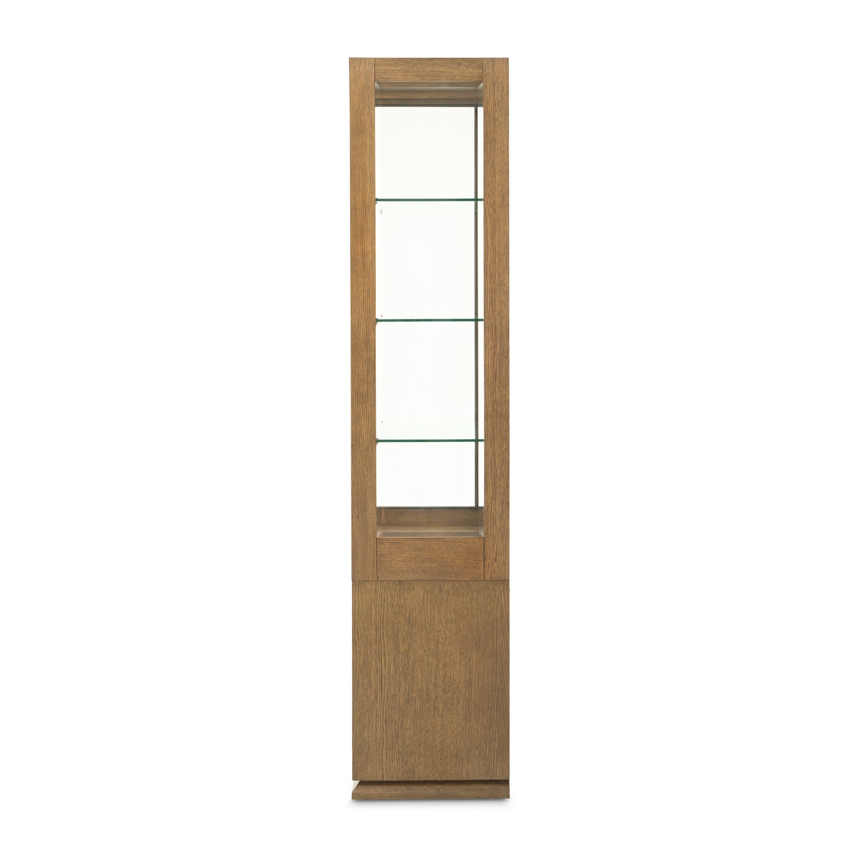 Portrait Sienna Brown Display Cabinet