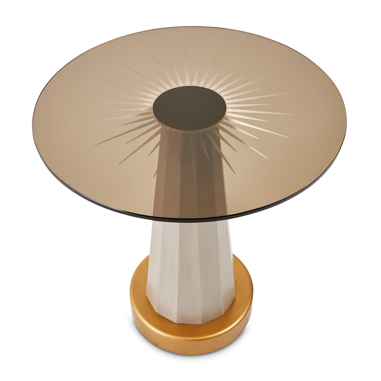 St. Charles Dove Gray Chairside Table