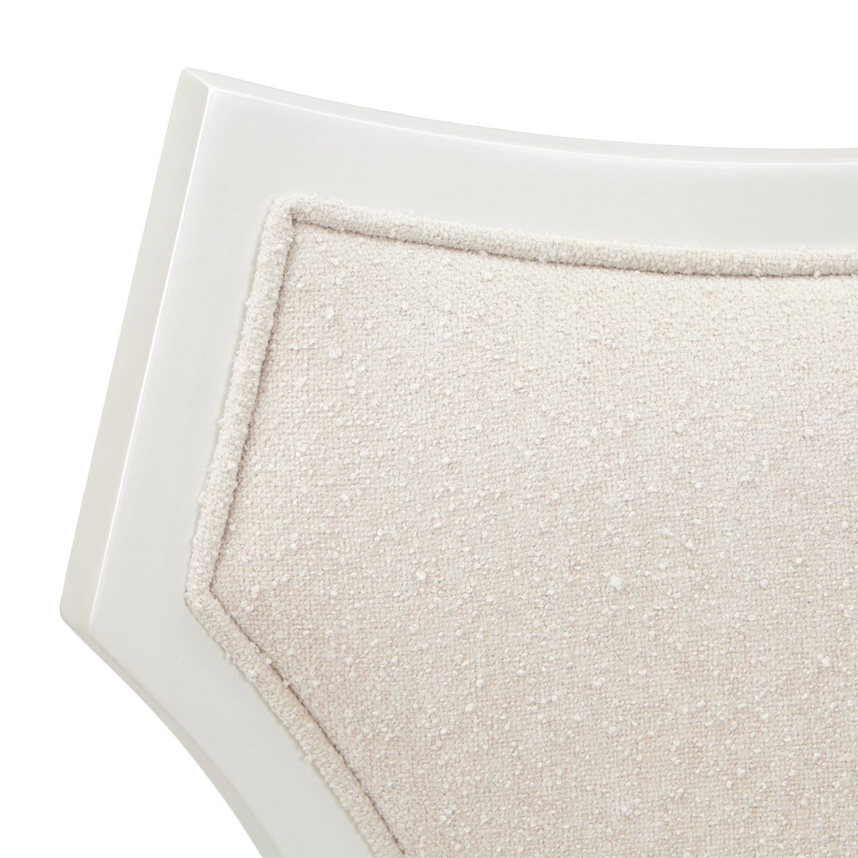 La Marisia Creamy Pearl Vanity Set with Mirror & Chair