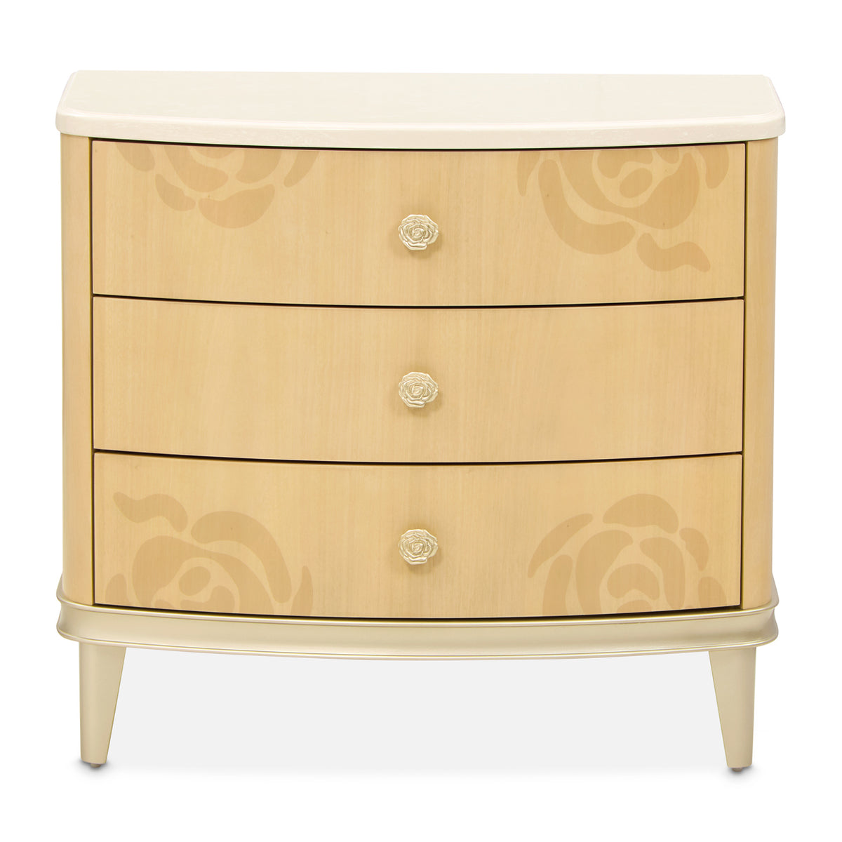 Camellia Field Caramel Nightstand