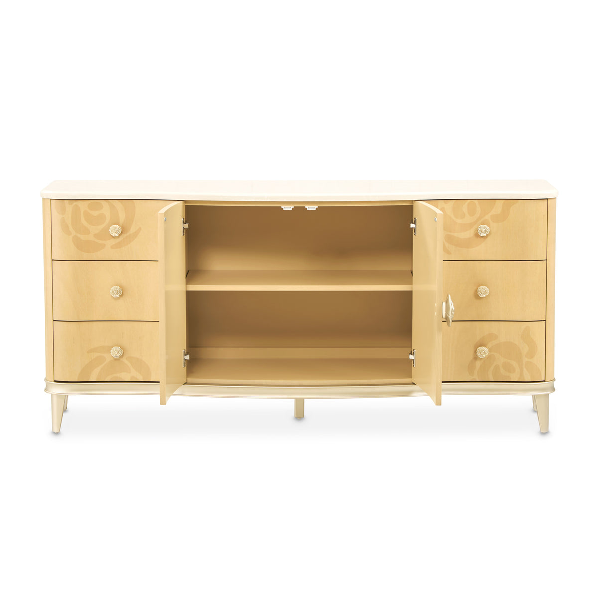 Camellia Field Caramel Dresser