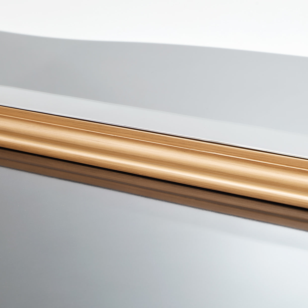 Camellia Field Warm Pecan Dresser Mirror