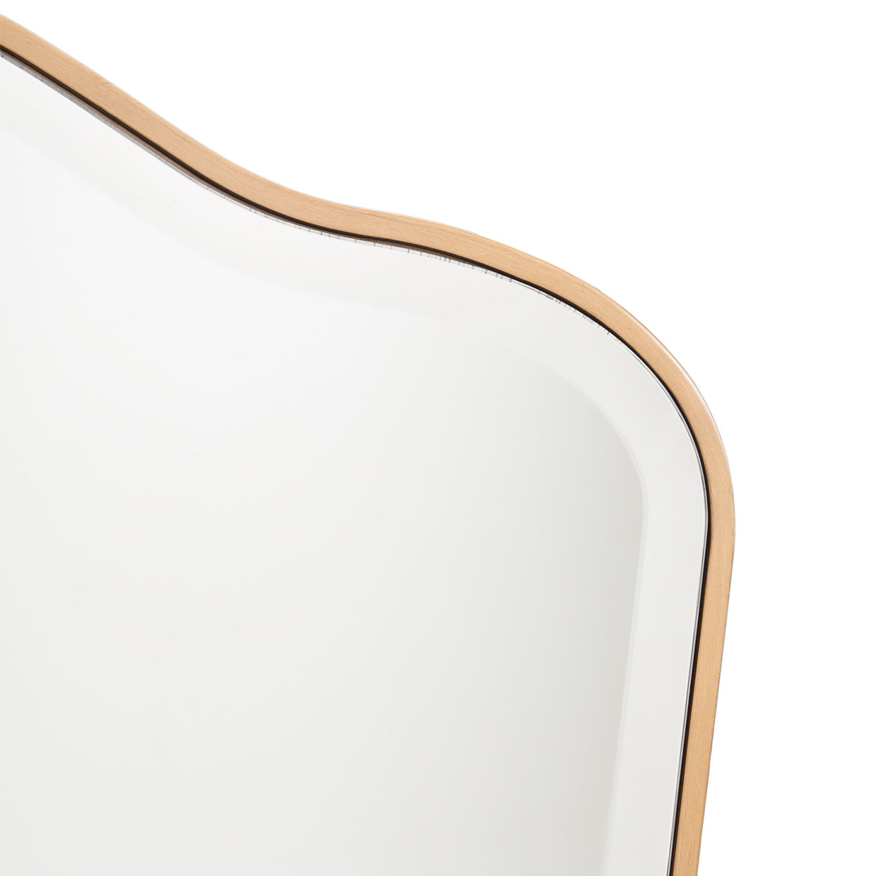 Camellia Field Antique Gold Vanity Mirror