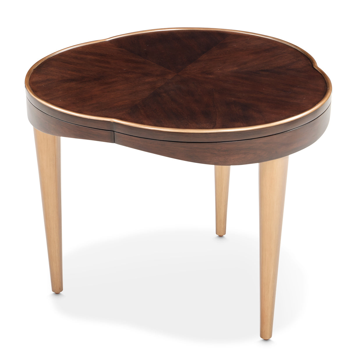 Camellia Field Warm Pecan End Table