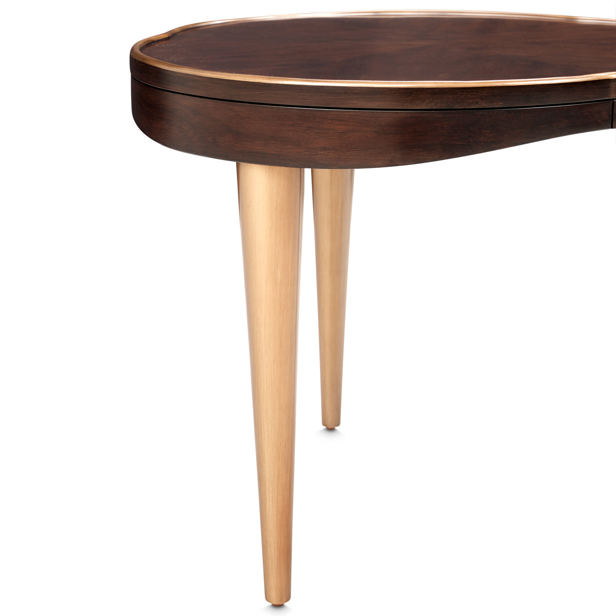Camellia Field Warm Pecan End Table