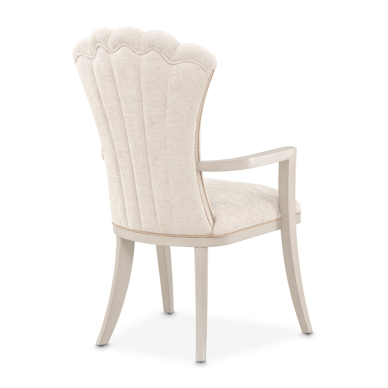 Fantosini Silver Mist/Cappuccino Dining Arm Chair