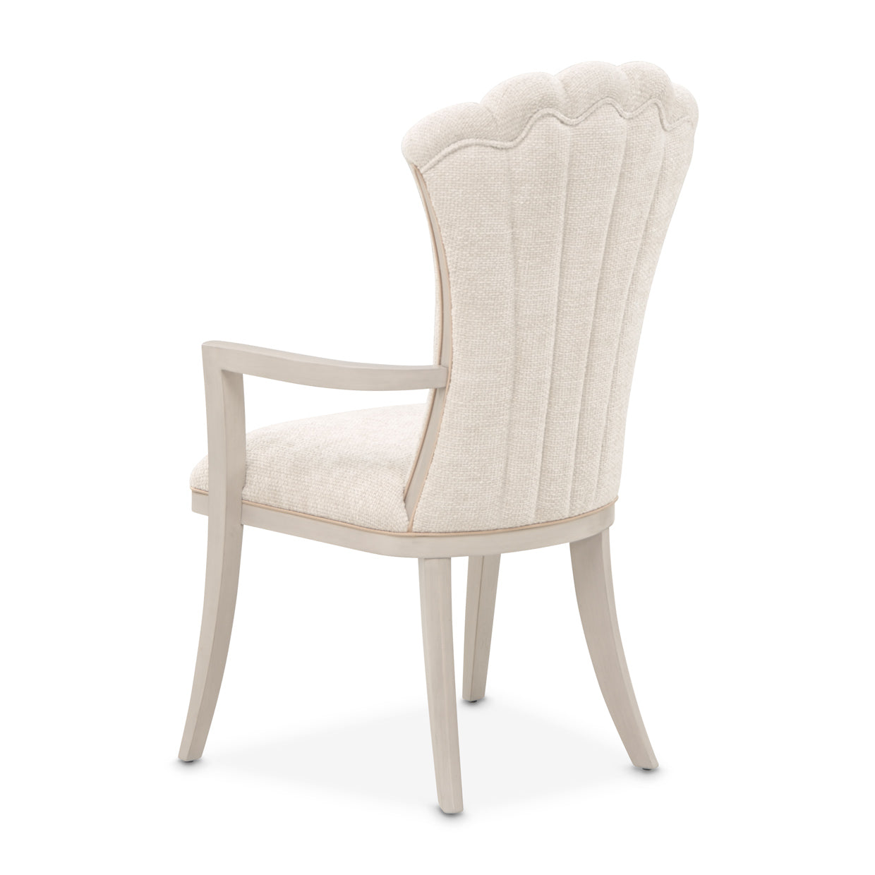 Fantosini Silver Mist/Cappuccino Dining Arm Chair