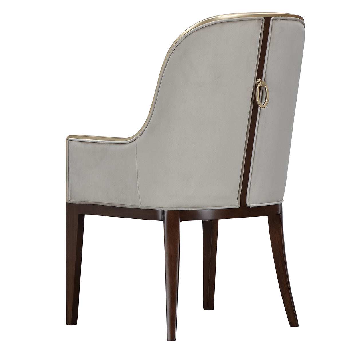 Houston Walnut/Porcini Dining Arm Chair