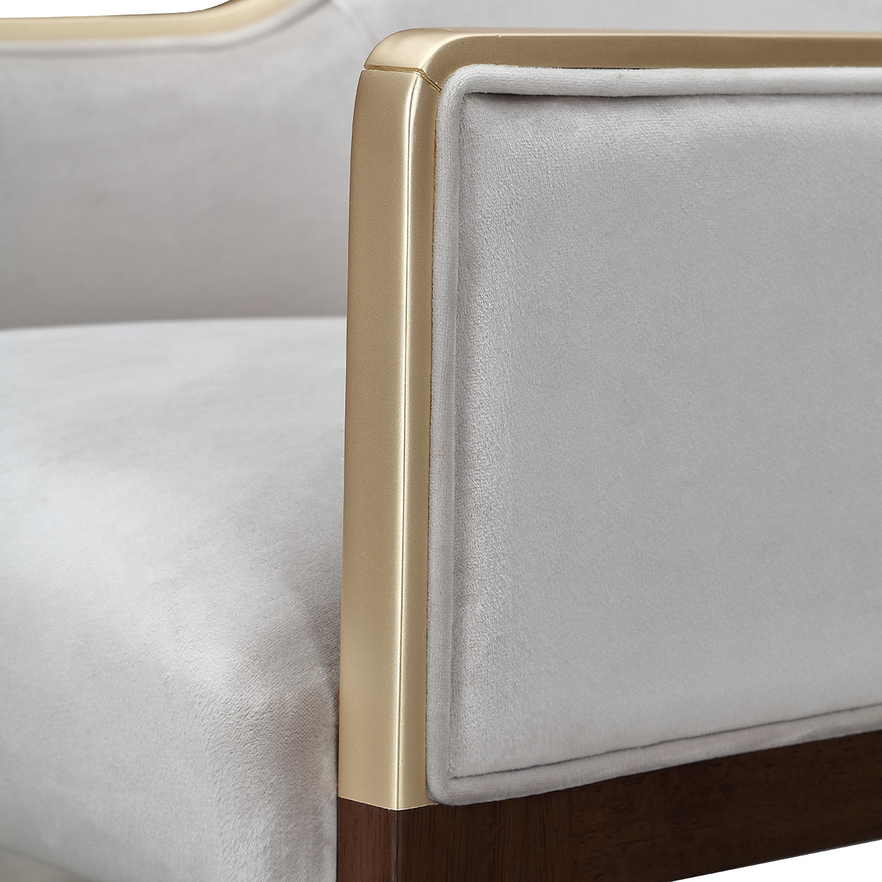 Houston Walnut/Porcini Dining Arm Chair