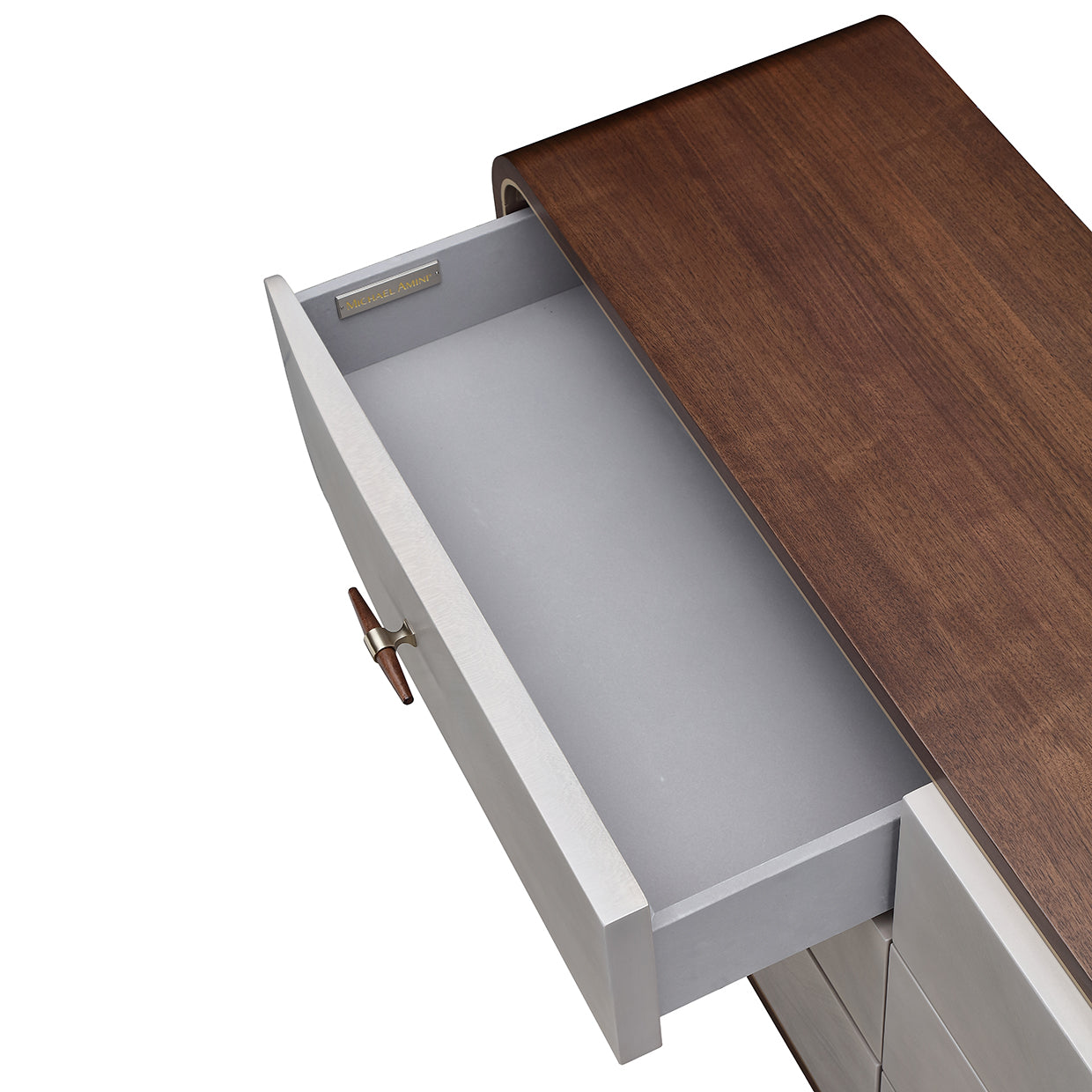 Houston Walnut Dresser with Mirror