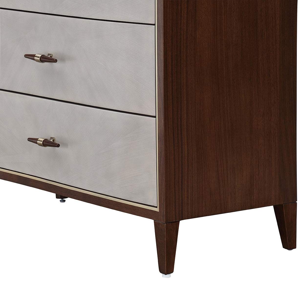 Houston Walnut Dresser with Mirror