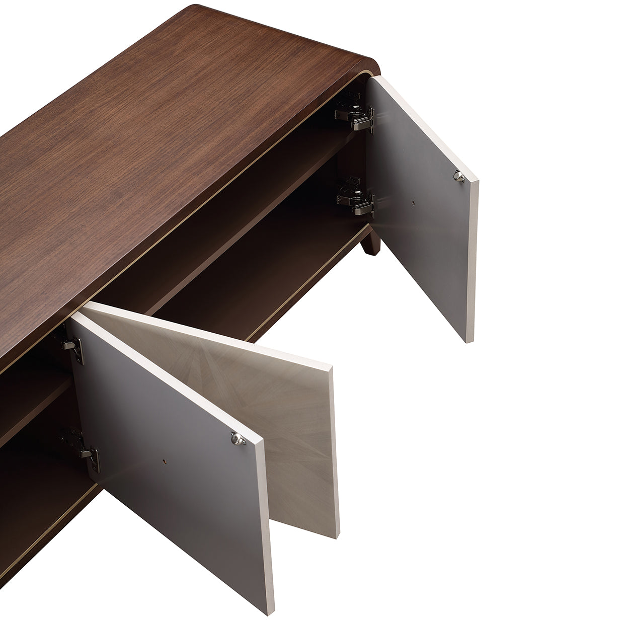 Houston Walnut Media Cabinet