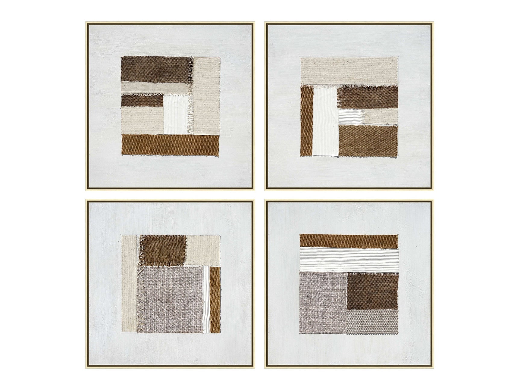 Whitfield Brown/White Canvas