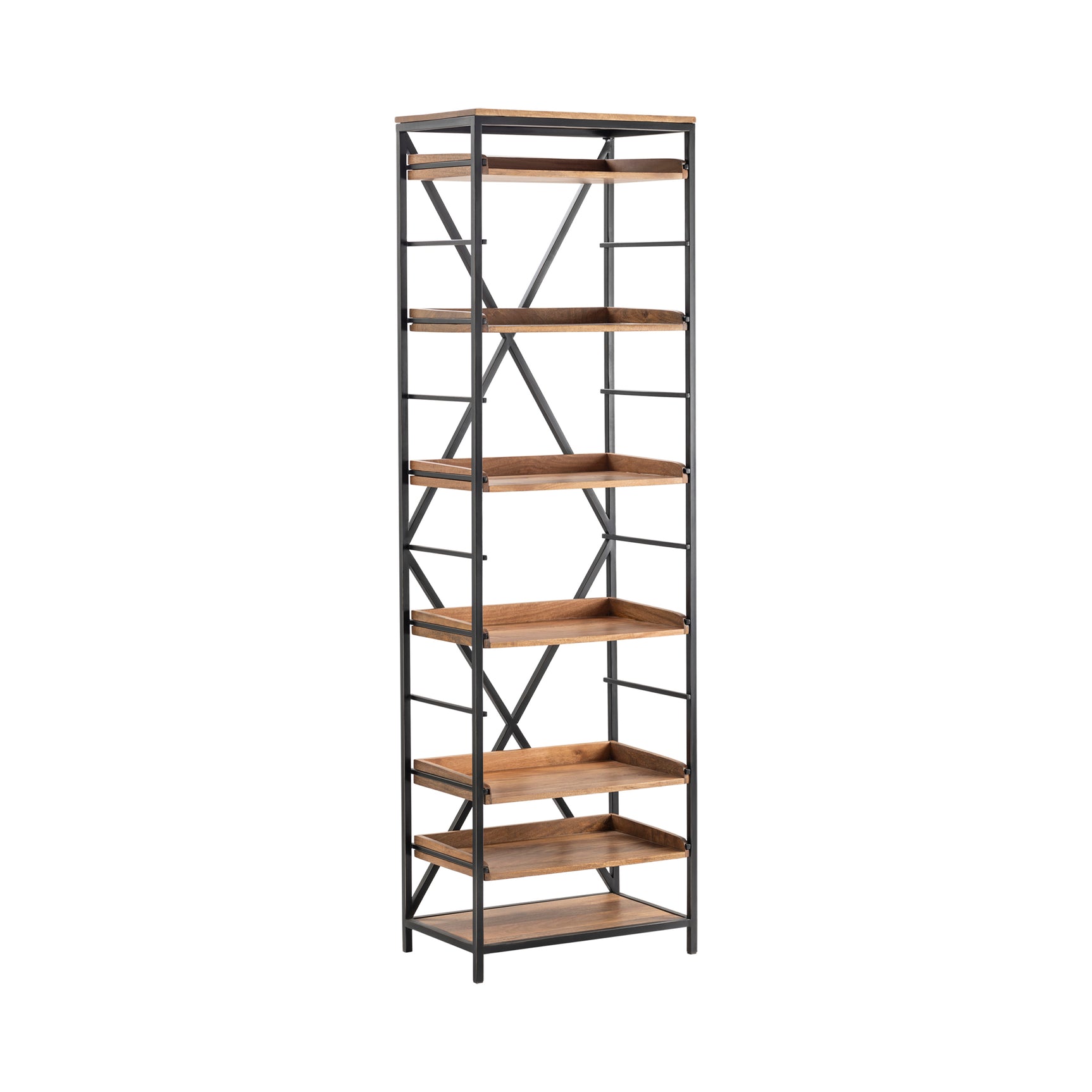 Thomas Road Brown/Black Bookshelf
