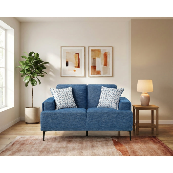 Stride Blue Loveseat