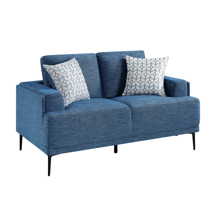 Stride Blue Loveseat