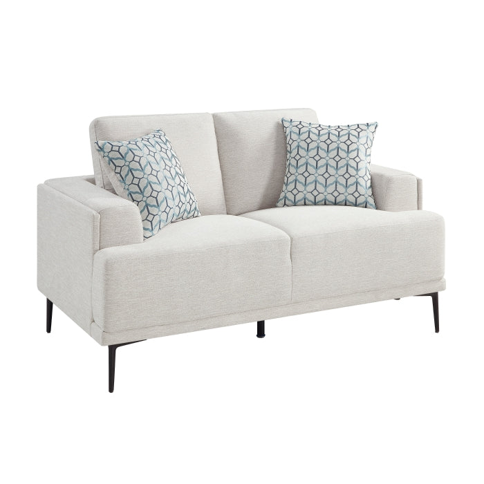Stride Beige Loveseat