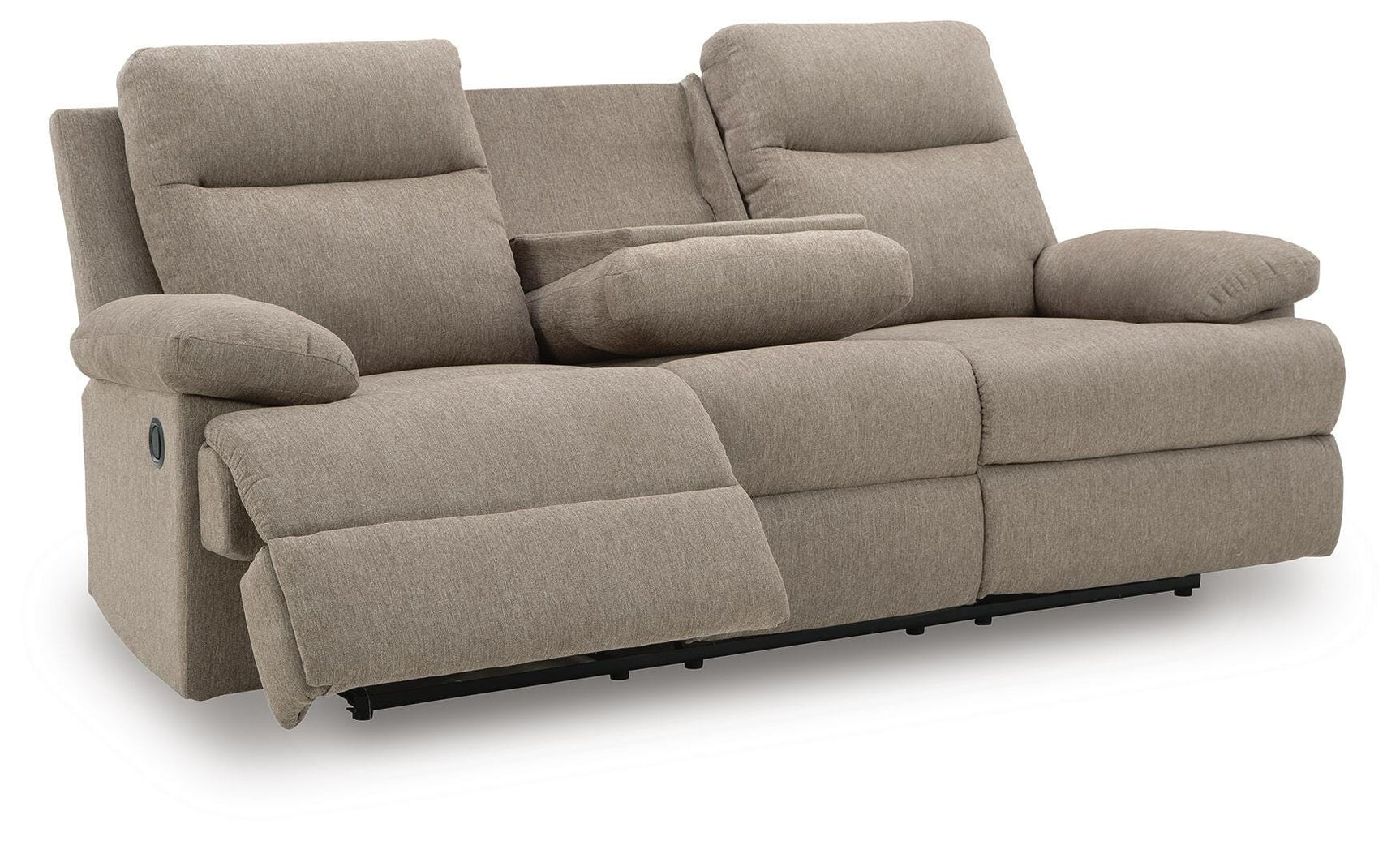 Tarrant Mocha Reclining Sofa with Drop Down Table (Online Special Price)