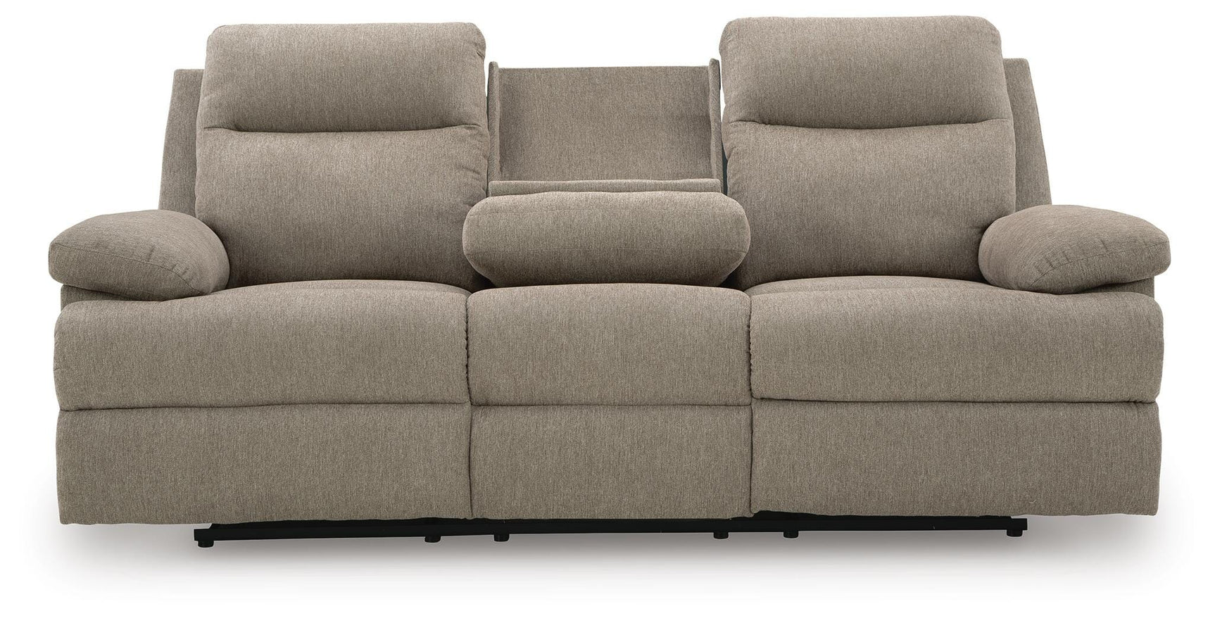 Tarrant Mocha Reclining Sofa with Drop Down Table (Online Special Price)
