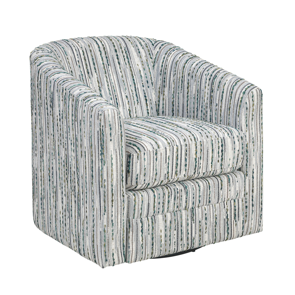 Seabrook Beige Swivel Chair