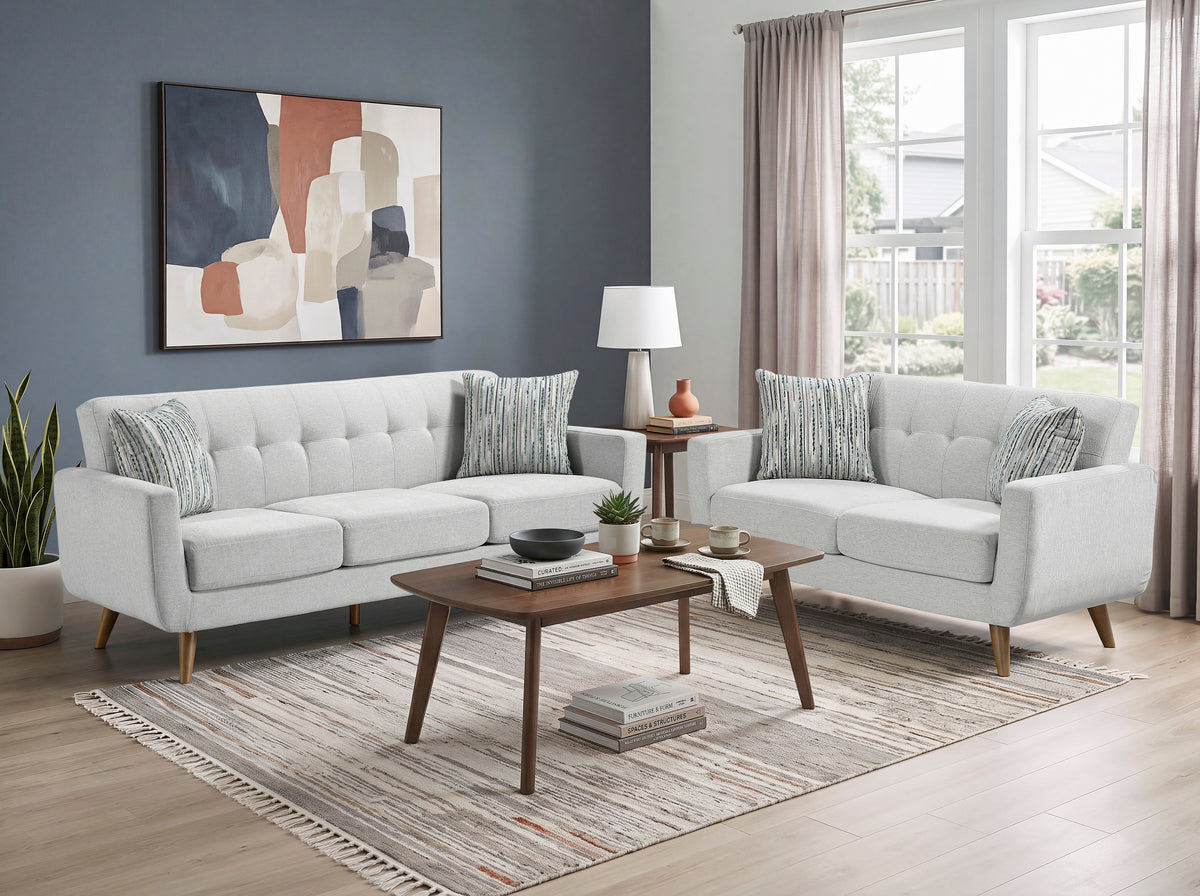 Seabrook Beige 86" Sofa