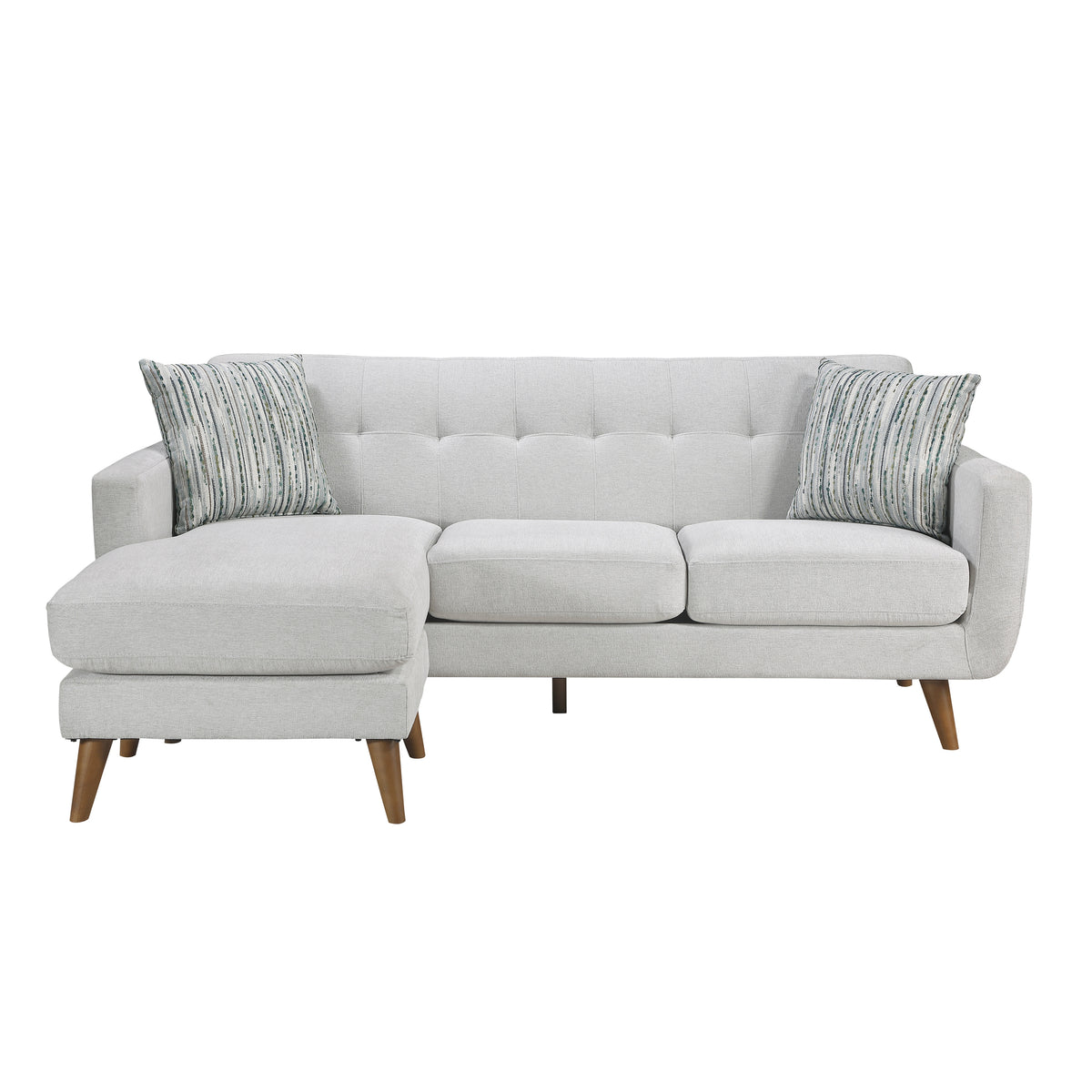 Seabrook Beige Reversible Sofa Chaise