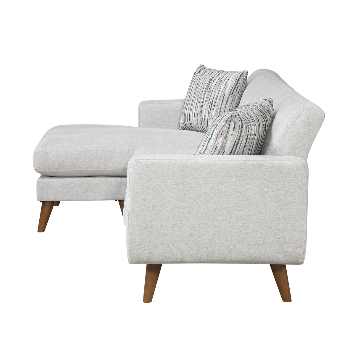 Seabrook Beige Reversible Sofa Chaise