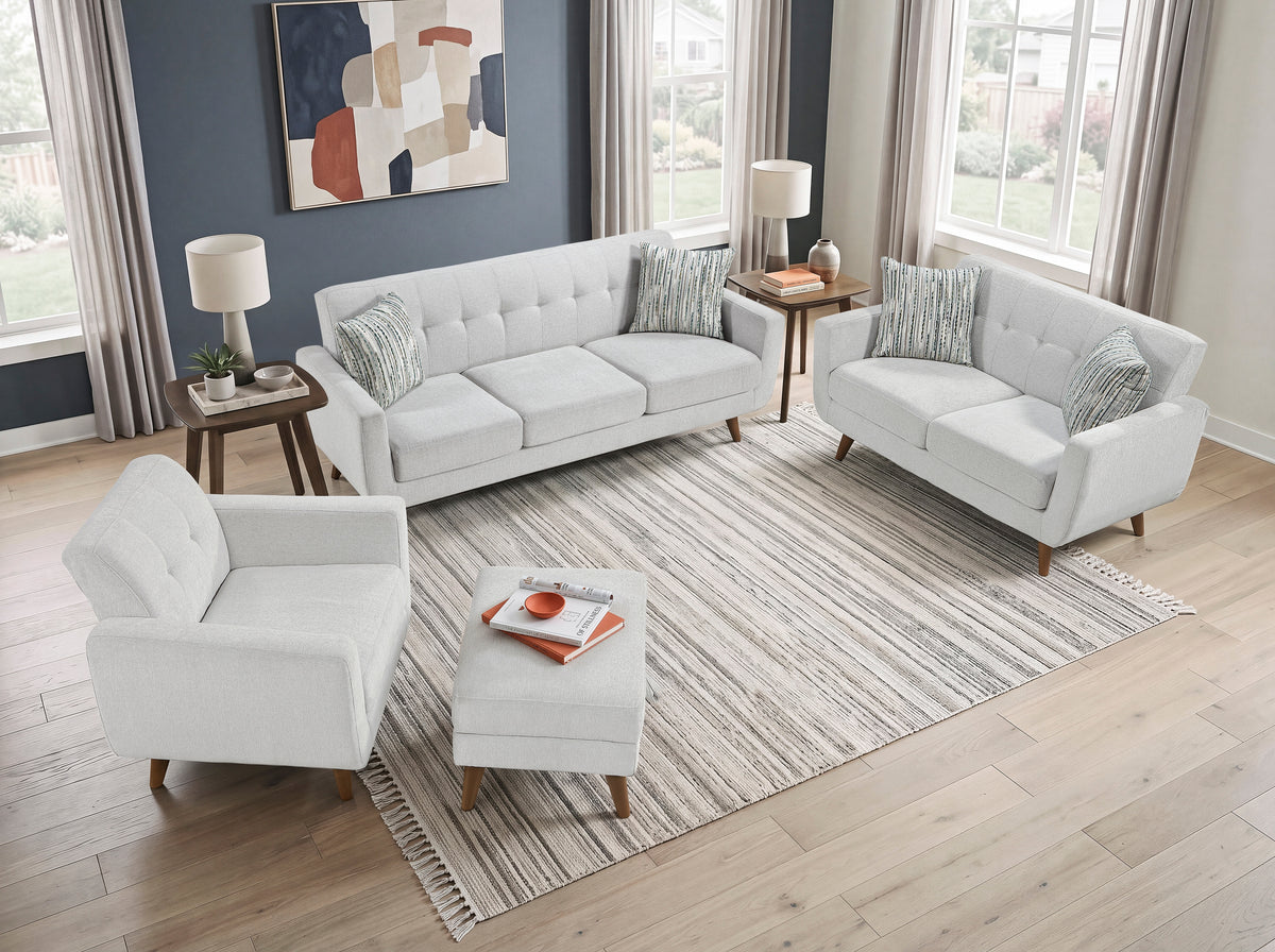 Seabrook Beige 86" Sofa