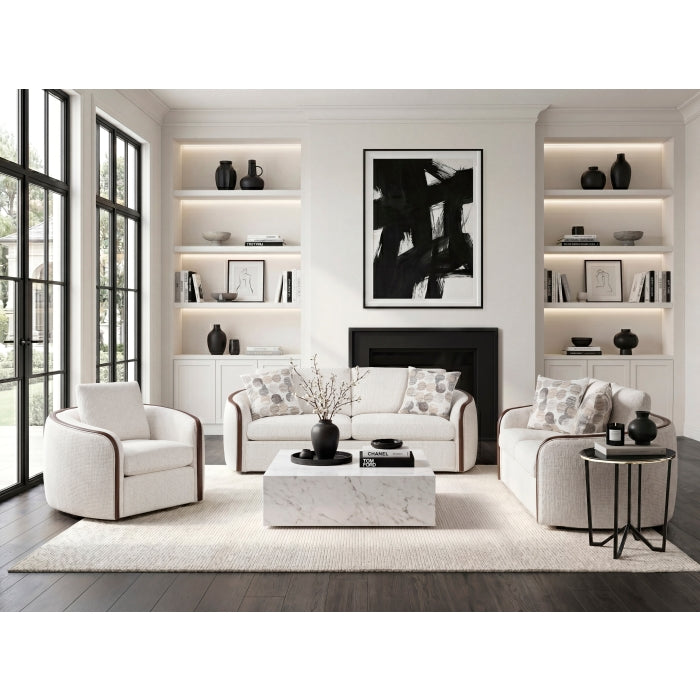Loom White Sofa