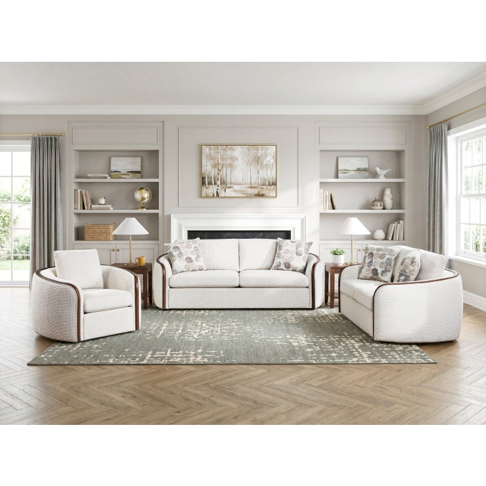 Loom White Sofa