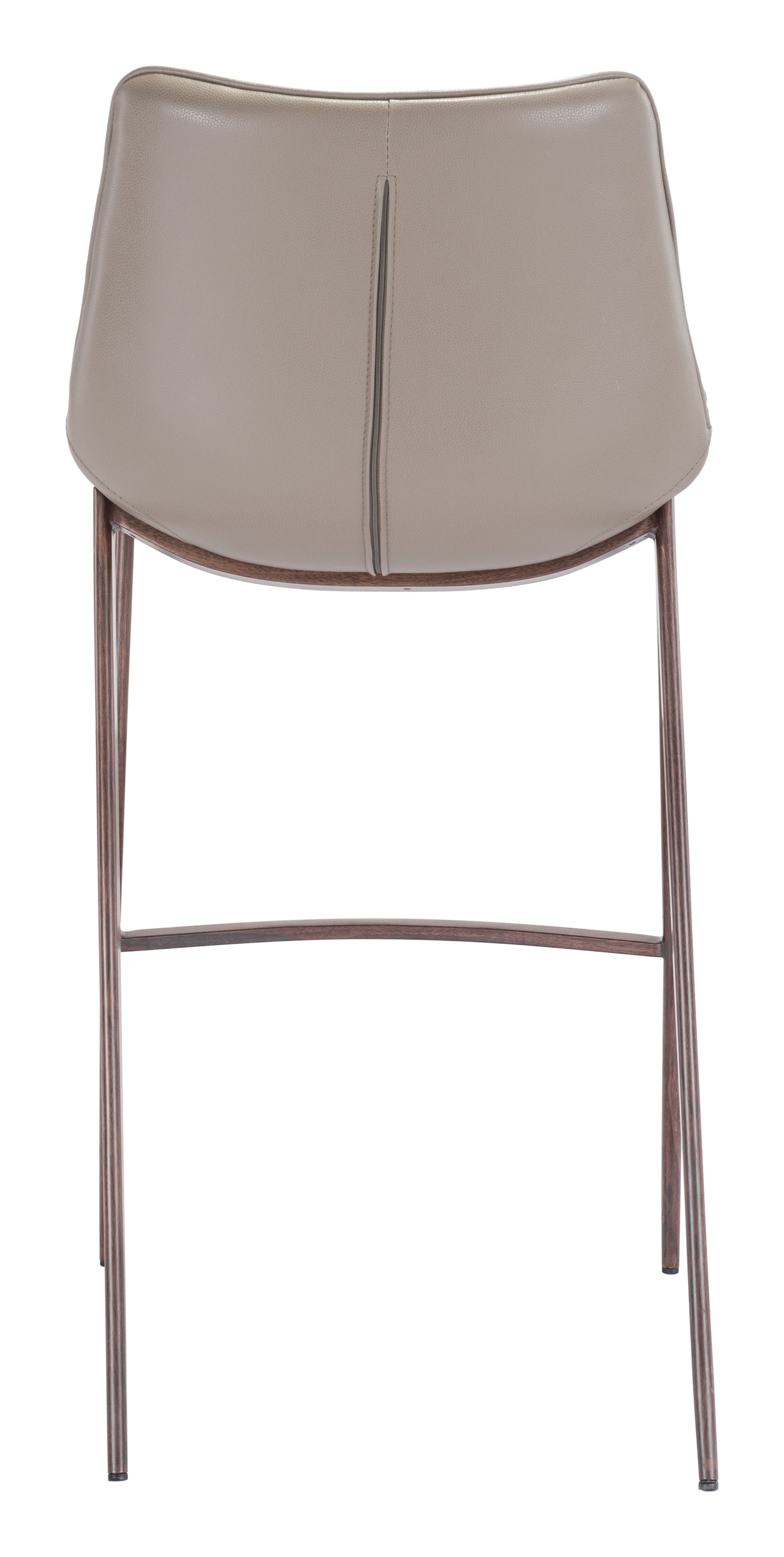 Magnus Brown & Walnut Barstool (Set of 2)