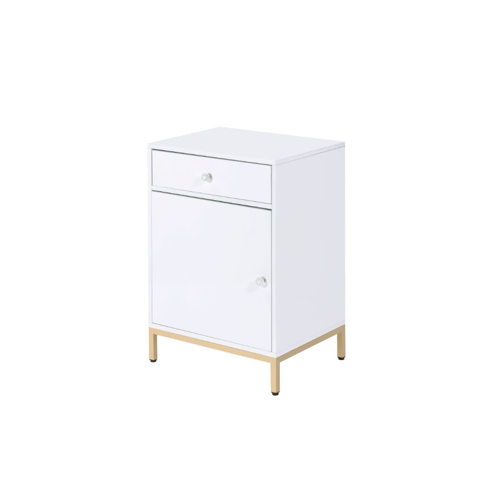 Ottey White/Gold Cabinet
